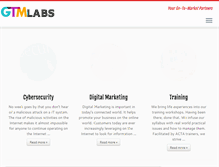 Tablet Screenshot of gtmlabs.com